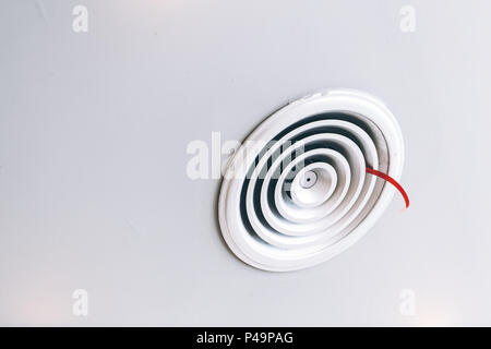 Ceiling Airduct. Clean Air Duct. Toilet Air Ventilate. Stock Photo