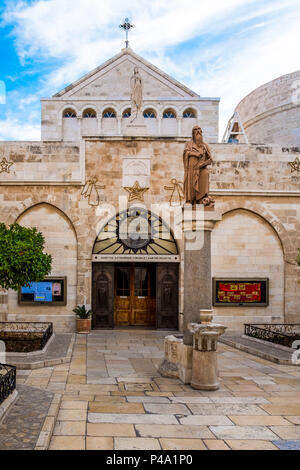 Church of St. Catherine, Bethlehem, West Bank, Palestine Stock Photo