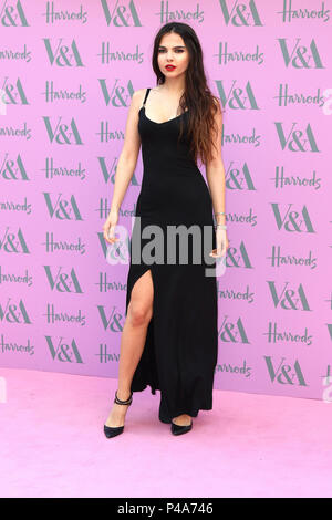 London, UK. 20th June 2018. Doina Ciobanu, V&A Summer Party 2018, Victoria and Albert Museum, London, UK, 20 June 2018, Photo by Richard Goldschmidt Credit: Rich Gold/Alamy Live News Stock Photo