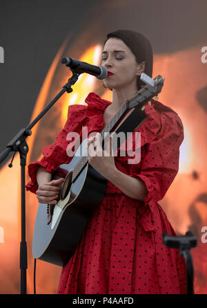 Cannes, France, 21 June 2018, St. Vincent, Grammy award-winning Artist, attend the Cannes Lions Festival - International Festival of Creativity © ifnm / Alamy Live News Stock Photo