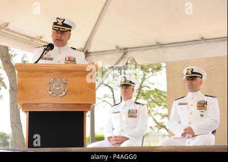 NEW YORK – Capt. Michael Day, commander of Coast Guard Sector New York ...