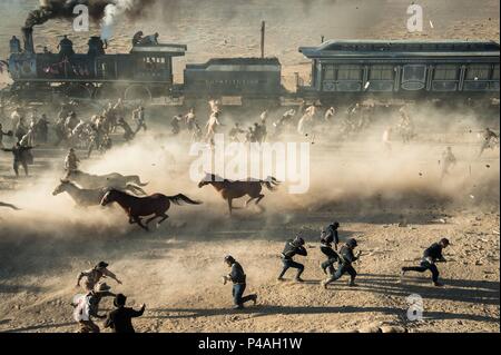 Original Film Title: THE LONE RANGER.  English Title: THE LONE RANGER.  Film Director: GORE VERBINSKI.  Year: 2013. Credit: JERRY BRUCKHEIMER FILMS / Album Stock Photo