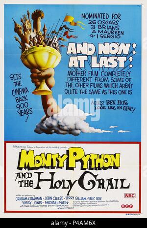 Original Film Title: MONTY PYTHON AND THE HOLY GRAIL.  English Title: MONTY PYTHON AND THE HOLY GRAIL.  Film Director: TERRY GILLIAM; TERRY JONES.  Year: 1975. Credit: PYTHON PICTURES/EMI / Album Stock Photo