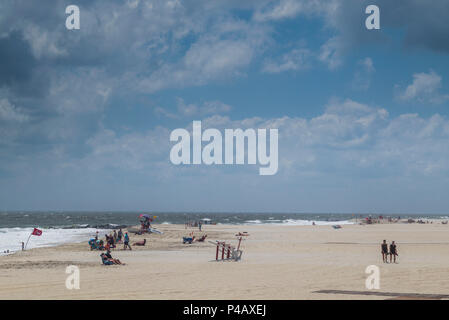 USA, New Jersey, Cape May, Cape May Beach Stock Photo