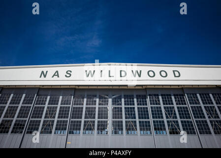 USA, New Jersey, Rio Grande, Naval Air Station Wildwood Aviation Museum, exterior Stock Photo