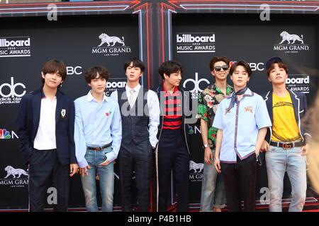 LAS VEGAS - MAY 20: BTS, Jin, Suga, J-Hope, RM, Jimin, V, Jungkook
