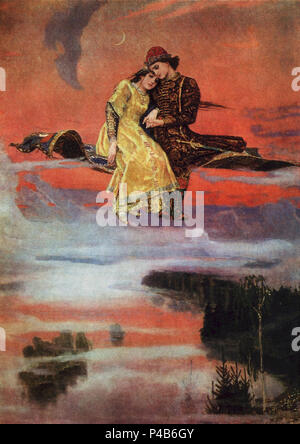 Vasnetsov Victor - the Flying Carpet 1 Stock Photo - Alamy