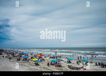 USA, New Jersey, The Jersey Shore, Wildwoods, Wildwoods Beach Stock Photo