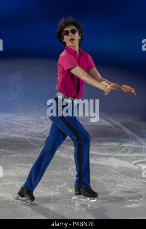 Junhwan Cha KOR performing at the Figure Skating Gala Exhibition