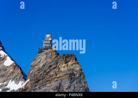 Jungfraujoch - Top of Europe in Switzerland, Europe Stock Photo