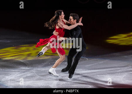 Tessa Virtue/Scott Moir (CAN) performing at the Figure Skating Gala Exhibition at the Olympic Winter Games PyeongChang 2018 Stock Photo