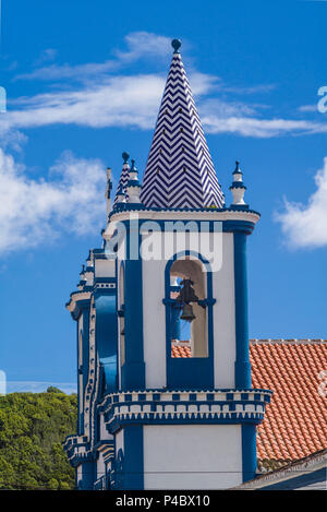 Portugal, Azores, Terceira Island, Praia da Vitoria, Igreja do Santo Cristo church Stock Photo