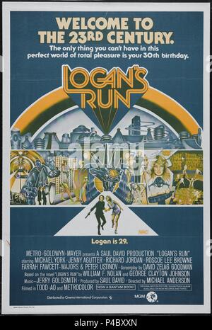 Original Film Title: LOGAN'S RUN.  English Title: LOGAN'S RUN.  Film Director: MICHAEL ANDERSON.  Year: 1976. Credit: M.G.M. / Album Stock Photo