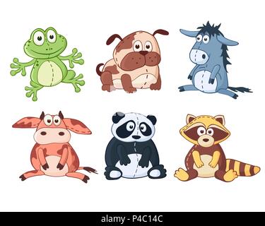 cartoon stuffed toy Stock Vector