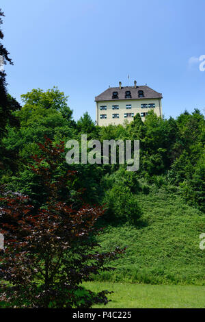 Grödig, castle Schloss Glanegg, Flachgau, Salzburg, Austria Stock Photo