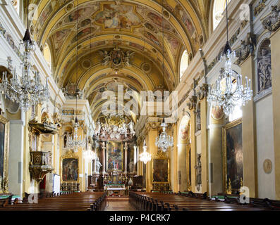 Lambach, Abbey of Lambach monastery, Zentralraum, Upper Austria, Austria Stock Photo