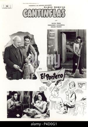 Original Film Title: EL PORTERO.  English Title: EL PORTERO.  Film Director: MIGUEL M. DELGADO.  Year: 1950. Credit: POSA FILMS, S.A. / Album Stock Photo