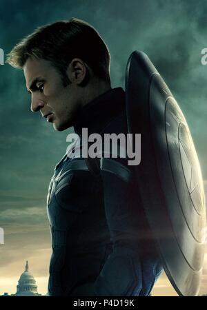 Original Film Title: CAPTAIN AMERICA: THE WINTER SOLDIER.  English Title: CAPTAIN AMERICA: THE WINTER SOLDIER.  Film Director: ANTHONY RUSSO; JOE RUSSO.  Year: 2014.  Stars: CHRIS EVANS. Credit: MARVEL STUDIOS / Album Stock Photo