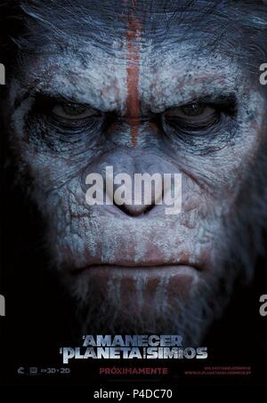 Original Film Title: DAWN OF THE PLANET OF THE APES.  English Title: DAWN OF THE PLANET OF THE APES.  Film Director: MATT REEVES.  Year: 2014. Credit: CHERNIN ENTERTAINMENT / Album Stock Photo