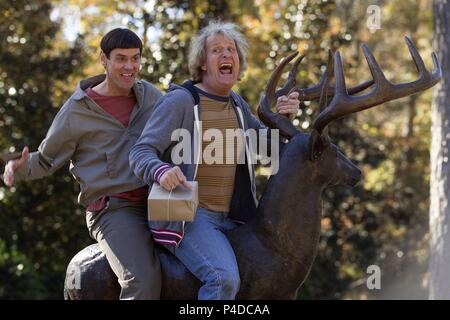 Original Film Title: DUMB AND DUMBER TO.  English Title: DUMB AND DUMBER TO.  Film Director: BOBBY FARRELLY; PETER FARRELLY.  Year: 2014.  Stars: JEFF DANIELS; JIM CARREY. Credit: RED GRANITE PICTURES / Album Stock Photo