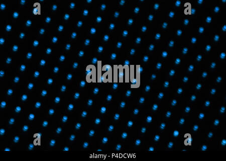 Dots, lights against a black background. Abstract concept for technology and computers. Stock Photo