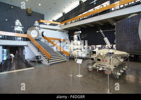 Kaluga, Russia - July 13, 2014: Interior of the Cosmonautics Museum in the city of Kaluga Stock Photo