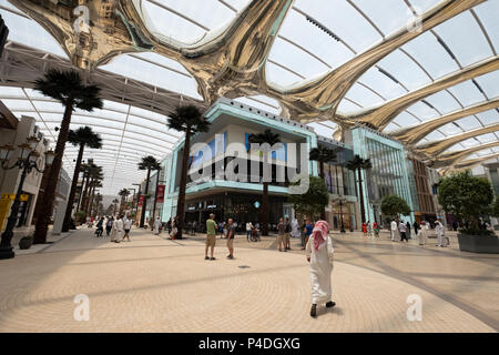 Interior of The Avenues shopping mall in Kuwait City, Kuwait. Stock Photo