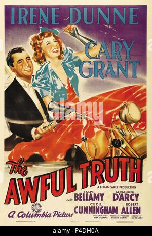 Original Film Title: THE AWFUL TRUTH.  English Title: THE AWFUL TRUTH.  Film Director: LEO MCCAREY.  Year: 1937. Credit: COLUMBIA PICTURES / Album Stock Photo