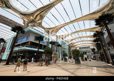 Interior of The Avenues shopping mall in Kuwait City, Kuwait. Stock Photo