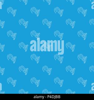 Spy equipment pattern vector seamless blue Stock Vector