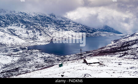 The Silk Route tour has several high altitude beautiful lakes and one of the most beautiful is surely the Kupup Lake. Stock Photo