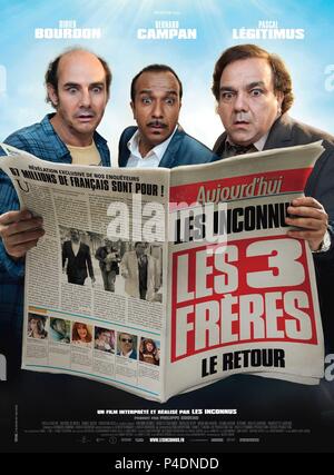 Original Film Title: LES TROIS FRERES, LE RETOUR.  English Title: LES TROIS FRERES, LE RETOUR.  Film Director: DIDIER BOURDON; BERNARD CAMPAN.  Year: 2014. Credit: PAN EUROPEENNE / Album Stock Photo