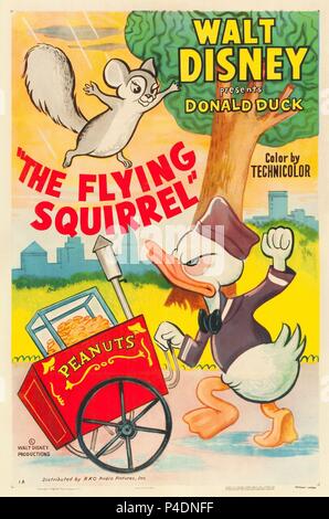 THE FLYING SQUIRREL, Donald Duck, 1954 Stock Photo - Alamy