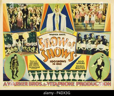 Original Film Title: THE SHOW OF SHOWS.  English Title: THE SHOW OF SHOWS.  Film Director: JOHN G. ADOLFI.  Year: 1929. Credit: WARNER BROTHERS / Album Stock Photo