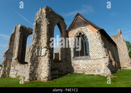 Leiston Abbey, Suffolk, England. Stock Photo