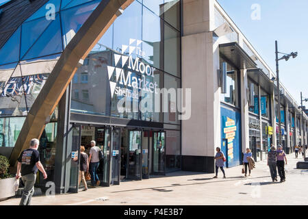 Shops stores on the Moor in Sheffield city centre Stock Photo - Alamy