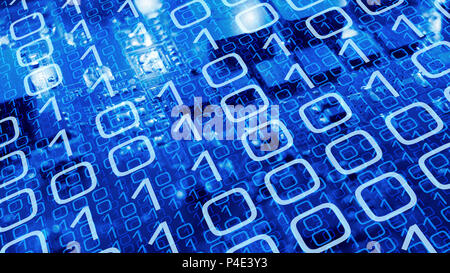 Computer virus and future cyber attack threat Stock Photo