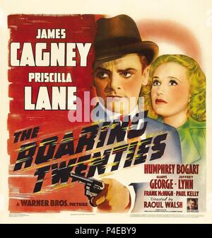 Original Film Title: THE ROARING TWENTIES.  English Title: THE ROARING TWENTIES.  Film Director: RAOUL WALSH.  Year: 1939.  Stars: JAMES CAGNEY; PRISCILLA LANE. Credit: WARNER BROS/FIRST NATIONAL / Album Stock Photo