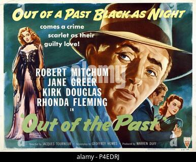 Original Film Title: OUT OF THE PAST.  English Title: OUT OF THE PAST.  Film Director: JACQUES TOURNEUR.  Year: 1947. Credit: RKO RADIO PICTURES / Album Stock Photo