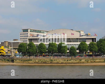 LONDON, UK - CIRCA JUNE 2018: The Royal Festival Hall built as part of the Festival of Britain national celebrations in 1951 is still in use as a majo Stock Photo