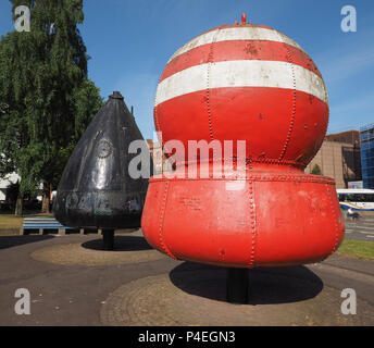 BELFAST, UK - CIRCA JUNE 2018: The Buoys Stock Photo