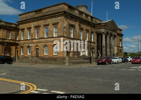 County Building and Sheriff Court, Ayr, Scotland Stock Photo