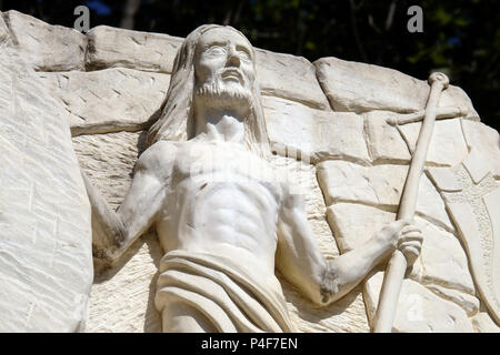 The Resurrection of Jesus Christ, Mary's Way in Klenovnik, Croatia Stock Photo