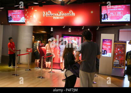 BANGKOK, THAILAND - DECEMBER 21, 2017: Madame Tussauds Bangkok, the only one branch of Marie Tussaud in Thailand is opening to service a tourism from  Stock Photo