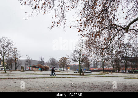 Berlin, Germany, free spaces between Kulturforum and Potsdamer Strasse in Berlin-Tiergarten Stock Photo