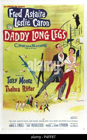Original Film Title: DADDY LONG LEGS.  English Title: DADDY LONG LEGS.  Film Director: JEAN NEGULESCO.  Year: 1955. Credit: 20TH CENTURY FOX / Album Stock Photo