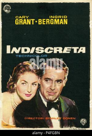 Original Film Title: INDISCREET.  English Title: INDISCREET.  Film Director: STANLEY DONEN.  Year: 1958. Credit: WARNER BROTHERS / Album Stock Photo