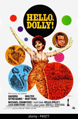 Original Film Title: HELLO, DOLLY!.  English Title: HELLO, DOLLY!.  Film Director: GENE KELLY.  Year: 1969. Credit: 20TH CENTURY FOX/CHENAULT PRODS. / Album Stock Photo