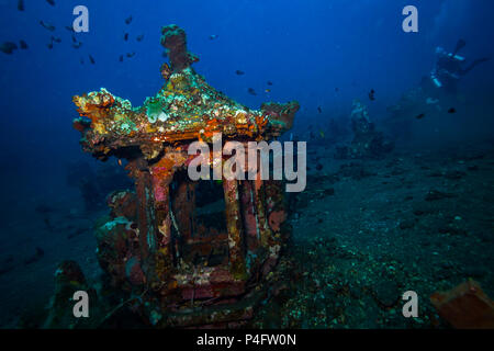 Underwater temple on Bali. Indonesia Stock Photo