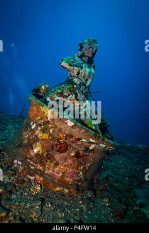 Underwater temple on Bali. Indonesia Stock Photo